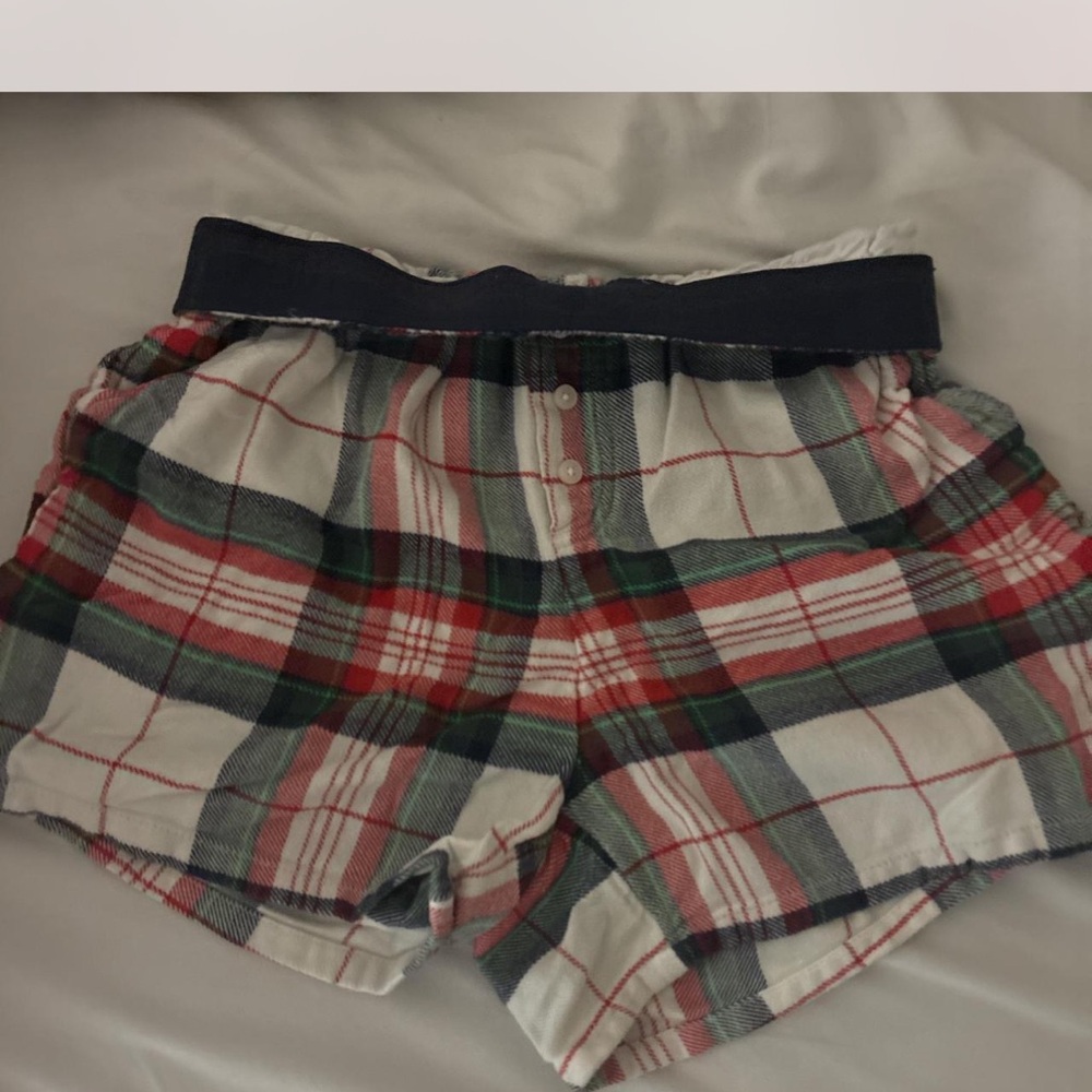 Plaid Flannel Shorts